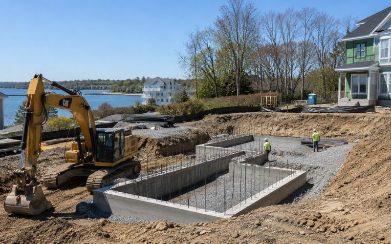 Site Prep, Excavation and Foundation Work
