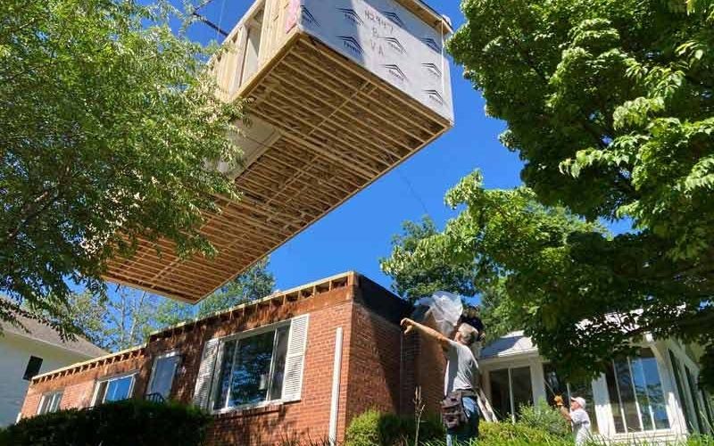 Second-Story Home Addition in Darien