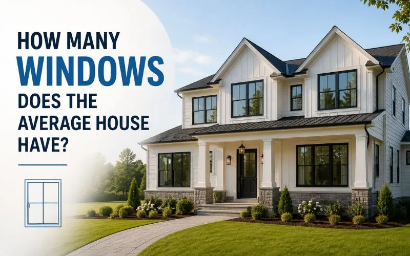 How many windows does an average house has in Connecticut